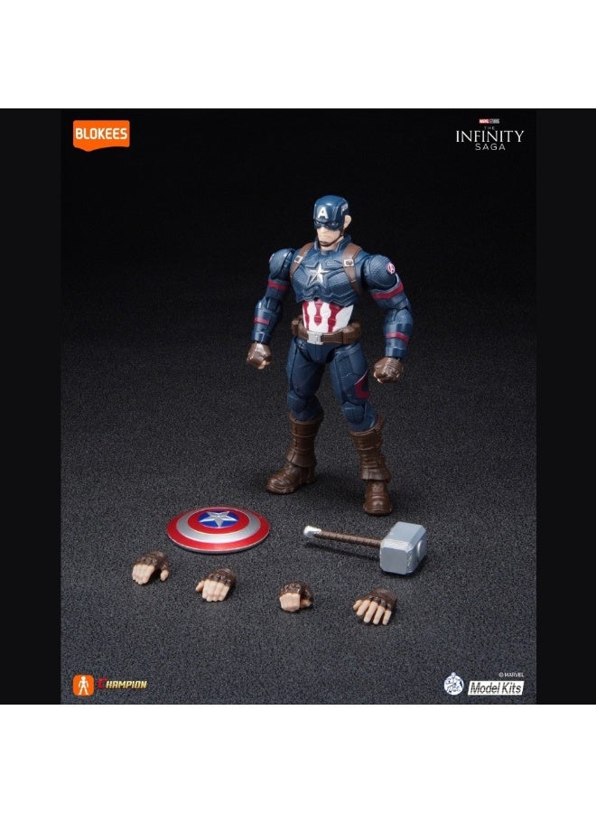 BLOKEES Marvel Avengers Captain America Building Figure – 94 PCS Champion Class Model Kit | Infinity Saga Collectible Action Toy | Gift for Kids & Superhero  Gift for Boys UAE - Image 3